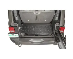 Quadratec Ultimate Behind the Seat Cargo Liner With Subwoofer Jeep Wrangler 2-Door JK 2007-2018